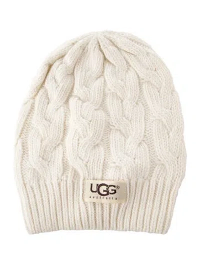 Pre-owned Ugg Knit Beanie In Neutrals