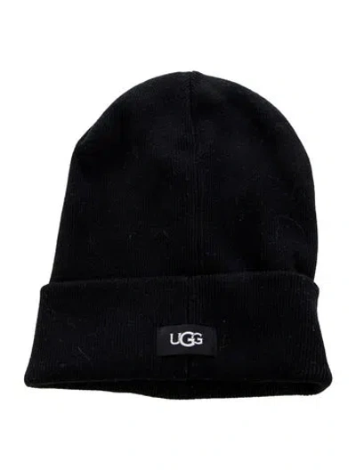 Pre-owned Ugg Knit Beanie W/tags In Black