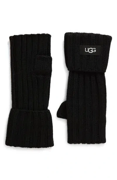 Ugg ® Knit Fingerless Arm Warmers In Black