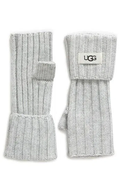 Ugg ® Knit Fingerless Arm Warmers In Grey Heather