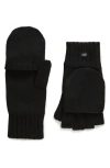 Ugg ® Knit Flip Mitten In Black/black