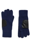 Ugg ® Knit Gloves In Blue