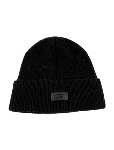 Pre-owned Ugg Knit Hat In Black