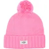 Ugg ® Knit Pompom Beanie In French Pink