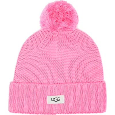 Ugg ® Knit Pompom Beanie In French Pink