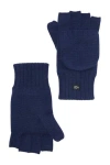 Ugg Knit Flip Mitten In Navy