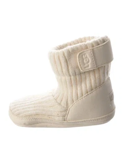 Pre-owned Ugg Babies' Knit Winter Boot In Neutrals