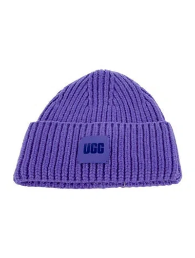 Pre-owned Ugg Knitted Beanie W/tags In Purple
