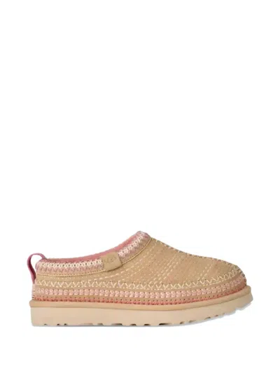 Ugg W Tasman Meadow Suede Sandals With Multicolor Stitching