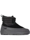 Ugg Lace-up Quilted Boots In Black