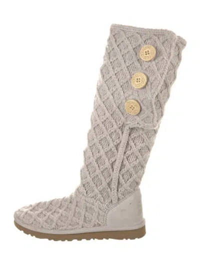 Pre-owned Ugg Lace-up Boots In Neutral
