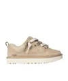 Ugg M Lo Lowmel Sole Sneakers In Soft Suede In Brown
