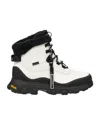 Ugg Adirondack Meridian Leather Lace-up Hiker Boots In Black
