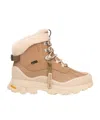 Ugg Leather Adirondack Meridian Hiker Ankle Boots In Nude