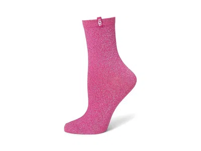 Ugg Lavinia Shimmer Quarter Women's Quarter Length Socks Shoes Chroma Pink: One Size