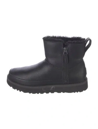 Pre-owned Ugg Leather Boots In Blue