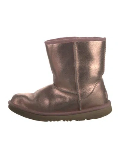 Pre-owned Ugg Leather Boots In Brown