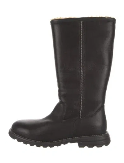 Pre-owned Ugg Leather Boots In Brown