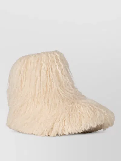 Ugg Leather Classic Short Fluff Momma Slippers In Pattern