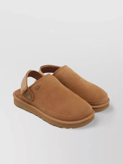 UGG LEATHER CLOG SANDALS
