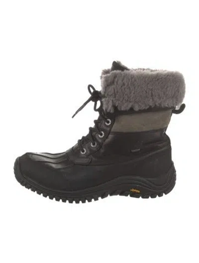 Pre-owned Ugg Leather Combat Boots In Multi