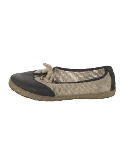 Pre-owned Ugg Leather Espadrilles In Neutral