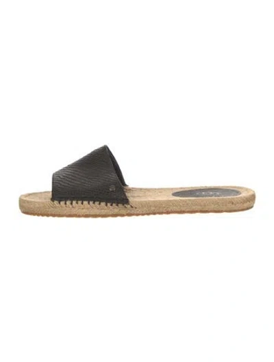 Pre-owned Ugg Leather Espadrilles In Neutral