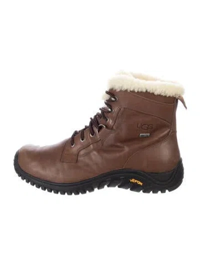 Pre-owned Ugg Leather Hiking Boots In Multi