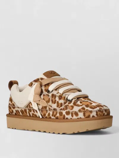 Ugg Leather Low-top Sneakers In Multi