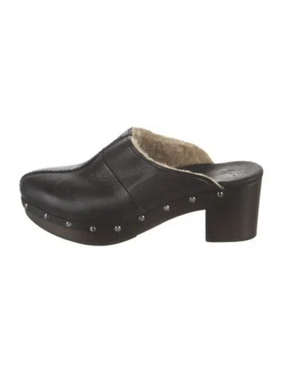 Pre-owned Ugg Leather Mules In Multi