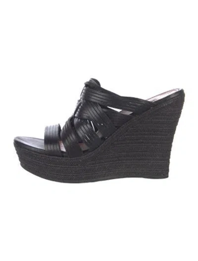 Pre-owned Ugg Leather Sandals In Blue