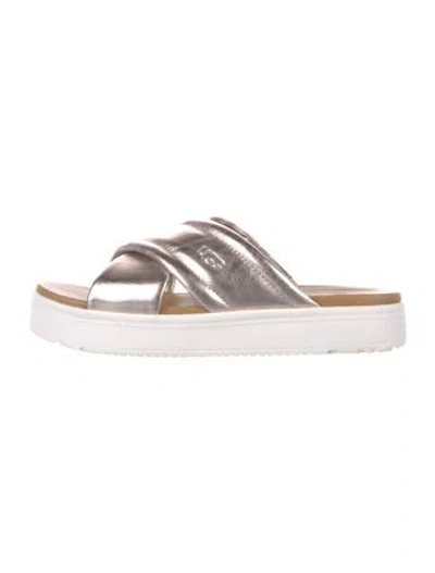 Pre-owned Ugg Leather Slides