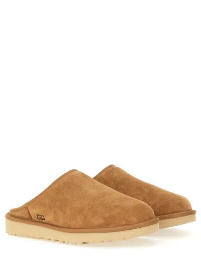 Ugg Leather Slip-on Shoe In Brown