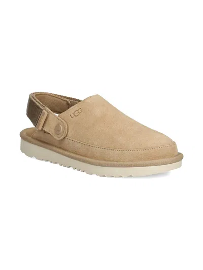 Ugg Kids' Leather Slippers In Neutrals