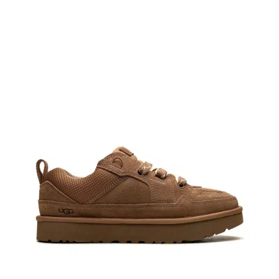 Ugg Leather Sneakers In Brown