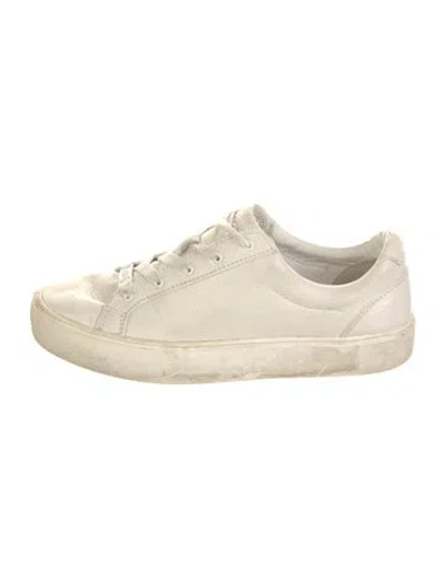 Pre-owned Ugg Leather Sneakers In Neutral