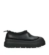 Ugg Leather Tasman Weather Hybrid Slippers In Black