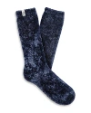 Ugg Leda Cozy Crew Socks In Navy