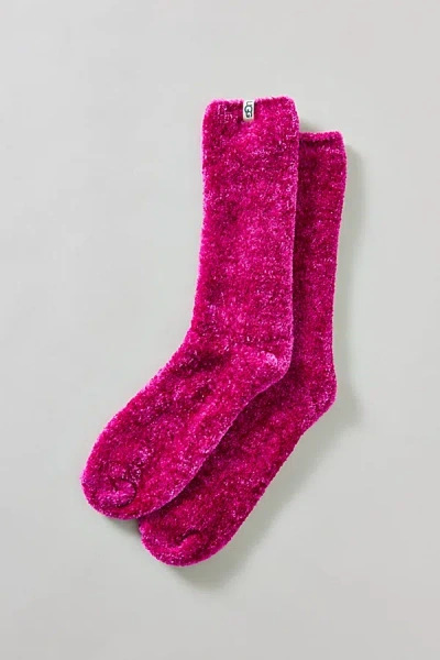 Ugg Leda Cozy Sock In Chroma Pink, Women's At Urban Outfitters