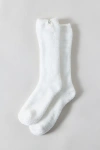 Ugg Teddy Cozy Crew Socks In White