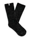 Ugg Leda Sparkle Cozy Crew Socks, Pack Of 3 In Cream/black/multi