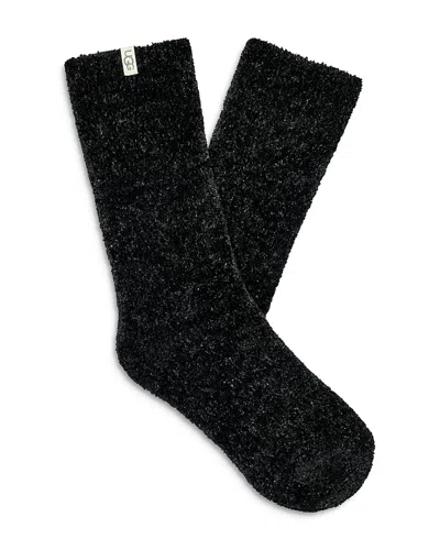 Ugg Leda Sparkle Cozy Crew Socks, Pack Of 3 In Cream/black/multi
