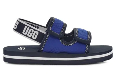Pre-owned Ugg Lennon Slingback Sandal (kids) Sneakers In Night Sky Blue/starry Night