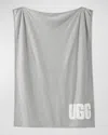 Ugg Lennox Throw Blanket In Gray