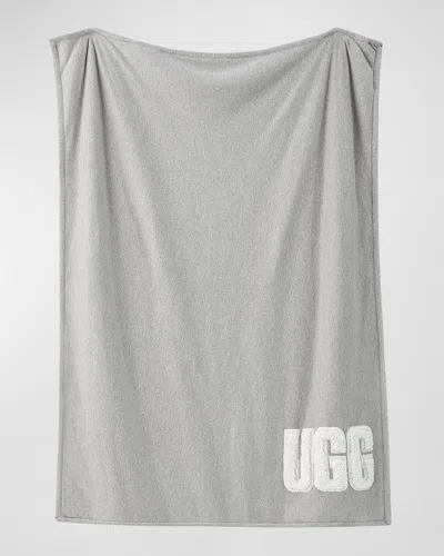 Ugg Lennox Throw Blanket In Grey