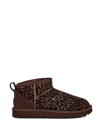 Ugg Leopard Mini Boots In Animal Print