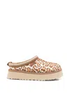Ugg Leopard Platform Slippers In Brown