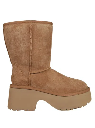 Ugg Light Brown Calf Suede Wool/lyocell Boots