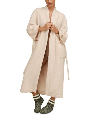 Ugg Linet Plush Fleece Robe In Neutral
