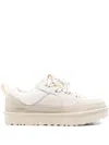 Ugg Lo Lowmel Mesh And Suede Sneakers Shoes In Neutral